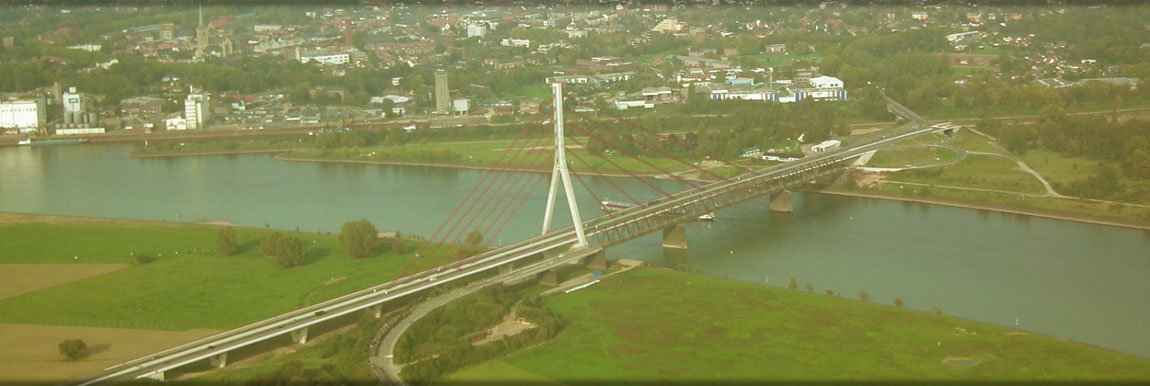 Die neue Weseler Rheinbrücke